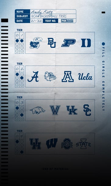 Purdue, Baylor, Duke, Kansas sit atop Andy Katz's Tiers